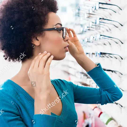 trying-on-glasses